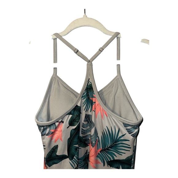 Kyodan Gray Tropical Print Athletic Dress, XS - Picture 4 of 7